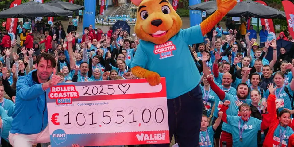 Rollercoaster Run Walibi Holland Raises €101,551 for Cancer Research
